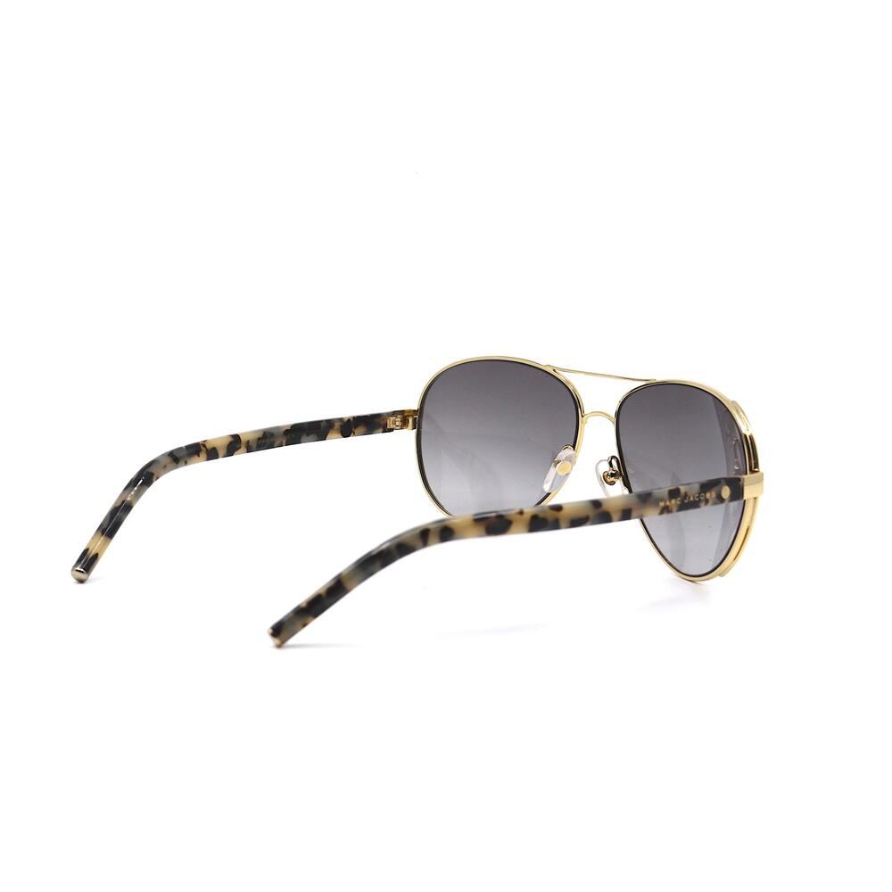 MARC JACOBS 66/S GOLD/BLACK GREY AVIATOR AUTHENTIC SUNGLASSES - Picture 5 of 10